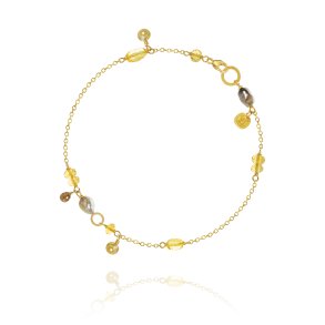Dulong: Piccolo Golden Desert armbnd - Guld - Diamanter 104150A63-1