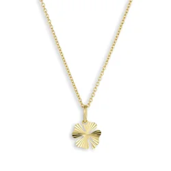 Jane Knig: REFLECTION CLOVER PENDANT Vedhng - FORGYLDT Sterlingslv - RCP-HS22-G 