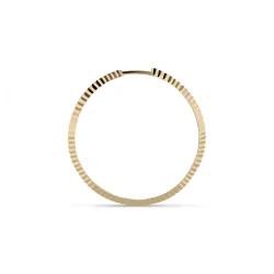 Jane Knig: REFLECTION HOOP rering - Forgyldt Slv - RHE01-G-AW2000