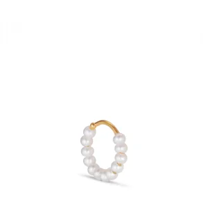 Jane Knig: Row Perle Vrid rering - Forgyldt Slv - RPT01-AW2100-G