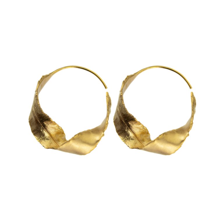 Hultquist: Twisted leaf reringe - Slv - S07002G