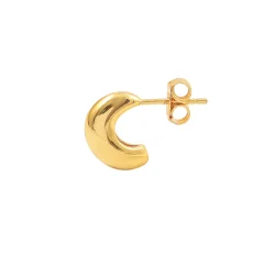 Hultquist: Nora hoops reringe - Forgyldt Slv - S08228G