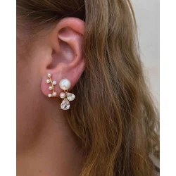 Hultquist: Alva croissant reringe - Forgyldt Slv - S08235G