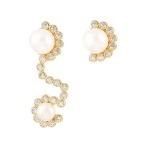 Hultquist: Lily restikker - reringe - Forgyldt Slv - S08241G