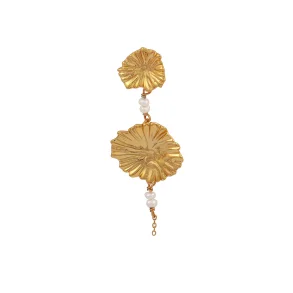 Hultquist: Dagmar �reringe - Forgyldt S�lv - Perle - S08426G