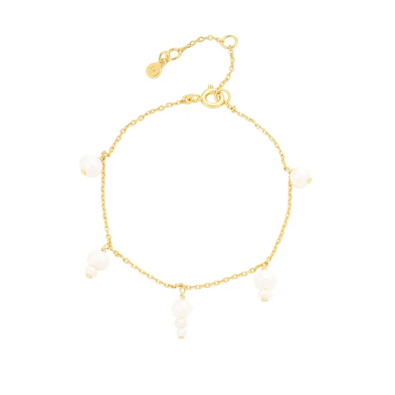 Hultquist: Esther armb�nd - Forgyldt S�lv - S08439G