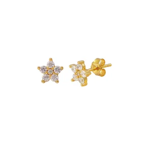 Hultquist: Stella Grande �reringe - �restikker - Sm� - Forgyldt S�lv - S08478G