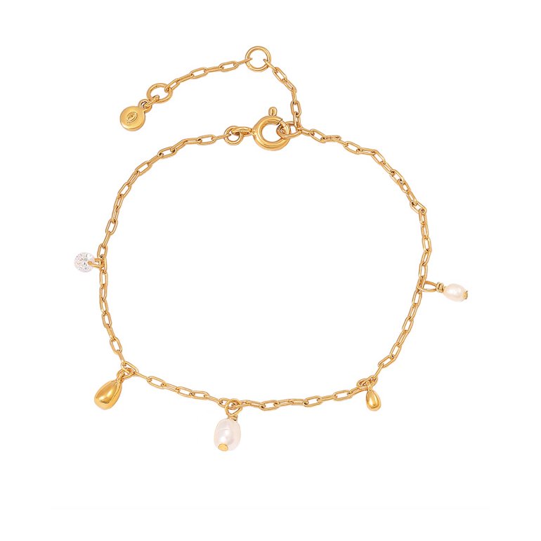 Hultquist: Peeble armbnd - Slv - S08484G
