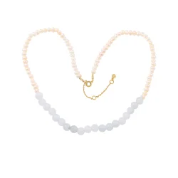 Hultquist: Evelyn Pearl Halskde - Slv - S08512G