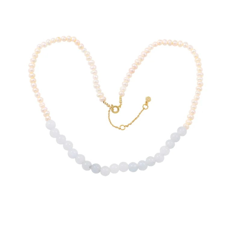 Hultquist: Evelyn Pearl Halskde - Slv - S08512G