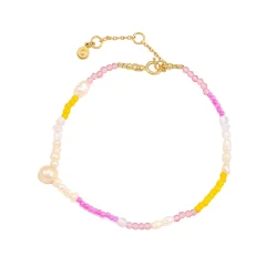 Hultquist: Pink Rainvow Armbnd - Slv - S08519G