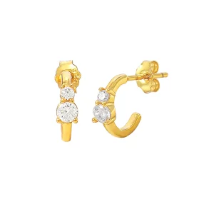 Hultquist: Eline �reringe - Forgyldt S�lv - S08524G