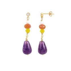 Hultquist: Elsie reringe - restikker - Forgyldt Slv - S08572G