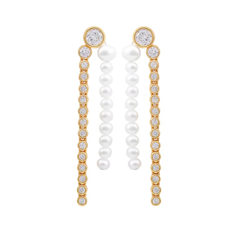 Hultquist: Harper Grande �reringe - Forgyldt S�lv - S08588G