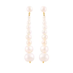 Hultquist: Embla �reringe - Forgyldt S�lv - S08664G