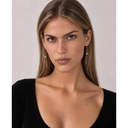 Hultquist: Genevieve �reringe - Forgyldt S�lv - S08706G