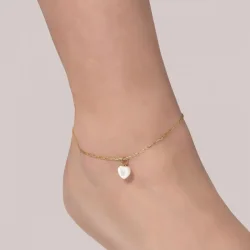 Jane Knig: Souvenir Heart Vedhng - FORGYLDT Sterlingslv - SSH01-G-HS20000