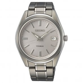SEIKO: Titanium Sapphire Herreur - Titanium - 40mm - SUR369P1