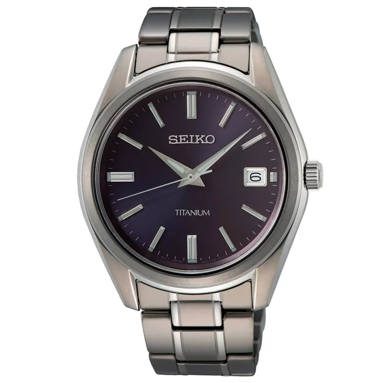 SEIKO: Titanium Essential Herreur - Titanium - 40mm - SUR373P1