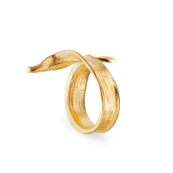 Flora Danica: Grs Statement  ring - forgyldt slv - GR-StRi-G