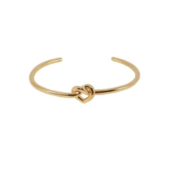 Jane K�nig: Tied Heart Armring - FORGYLDT Sterlings�lv - THA-AW25-G