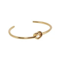 Jane K�nig: Tied Heart Armring - FORGYLDT Sterlings�lv - THA-AW25-G