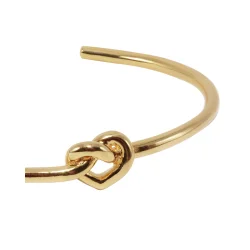 Jane K�nig: Tied Heart Armring - FORGYLDT Sterlings�lv - THA-AW25-G