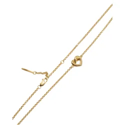 Jane Knig: Tied Heart Necklace halskde - FORGYLDT Sterlingslv - THN-AW25-G