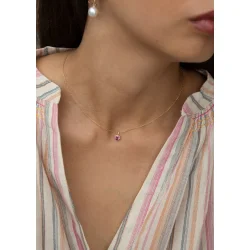 Carr Copenhagen: Hjerte vedhng - Love vedhng - Turmalin - TL4476TR5