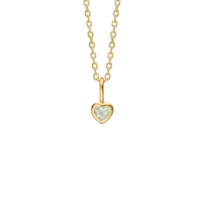 Carr Copenhagen: Hjerte vedhng - Love vedhng - Turmalin - TL 4475GTR