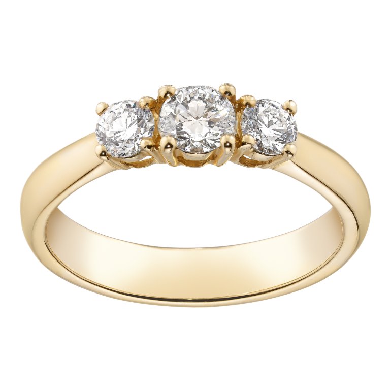 Guldbrandsen: Trinity ring - Guld - Brillanter - GUR199-YG