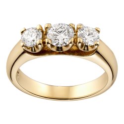 Guldbrandsen: Troika ring - Guld - Brillanter - TRE-YG