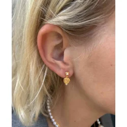 Hultquist: Josephine reringe - restikker - Forgyldt Slv - S08560G