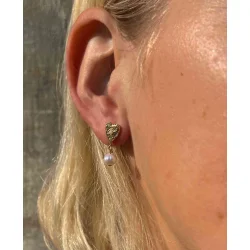 Hultquist: Lucia reringe - restikker - Forgyldt Slv - S08548G