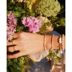 Hultquist: Alaina armbnd - Forgyldt slv - S08163G