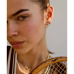 Hultquist: Harper Halskde - Forgyldt Slv - S08606G