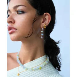 Hultquist: Shelly Double reringe - Forgyldt Slv - S08499G