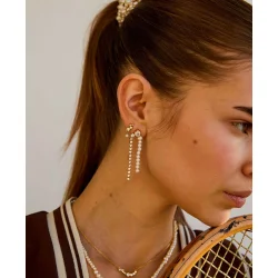 Hultquist: Harper Grande �reringe - Forgyldt S�lv - S08588G