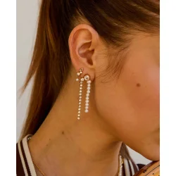 Hultquist: Harper Grande �reringe - Forgyldt S�lv - S08588G