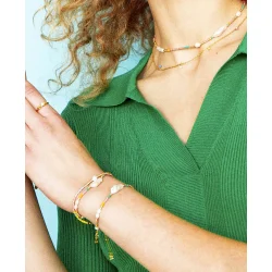 Hultquist: Alaina armbnd - Forgyldt slv - S08163G