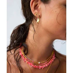 Hultquist: Sandy reringe - Forgyldt Slv - Perle - S08497G