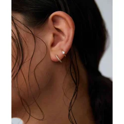 Hultquist: Elvita �reringe - Forgyldt S�lv - S08525G