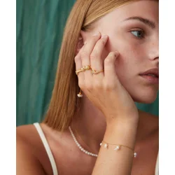 Hultquist: Esther armb�nd - Forgyldt S�lv - S08439G