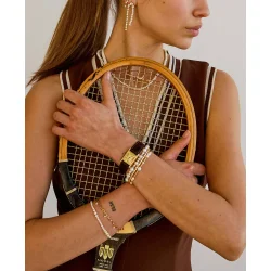 Hultquist: Aria Armb�nd - Forgyldt S�lv - S08592G