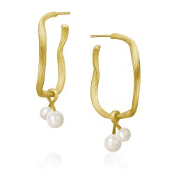 Dulong: Vega Vedhng - reringe - restikker - guld - Perle - 112210A07-2