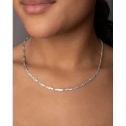 Dulong Fine Jewelry: Vega Relief Halskde - Slv - 40520F99