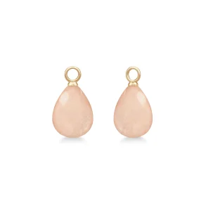 Julie Sandlau: Elina Ear Pendant - Vedh�ng - Guld - Rosy M�nesten - YG14-EP33RSMN