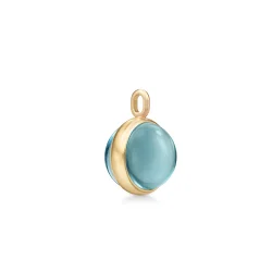 Julie Sandlau: Prime Pendant Vedhng - Guld - Kvarts - YG14-PD363AQBLUQ