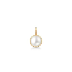 Julie Sandlau: Little Prime Pendant Vedh�ng - Guld - Perler - YG14-PD383WHPL