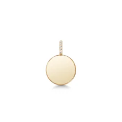 Julie Sandlau: Love Letter Pendant Vedh�ng - Guld - Brillanter - YG14-PD431
